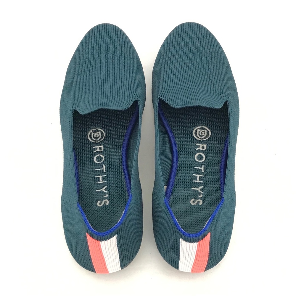 ROTHY’S The Loafer Flat Bottle Blue Retired Women’s Size 6